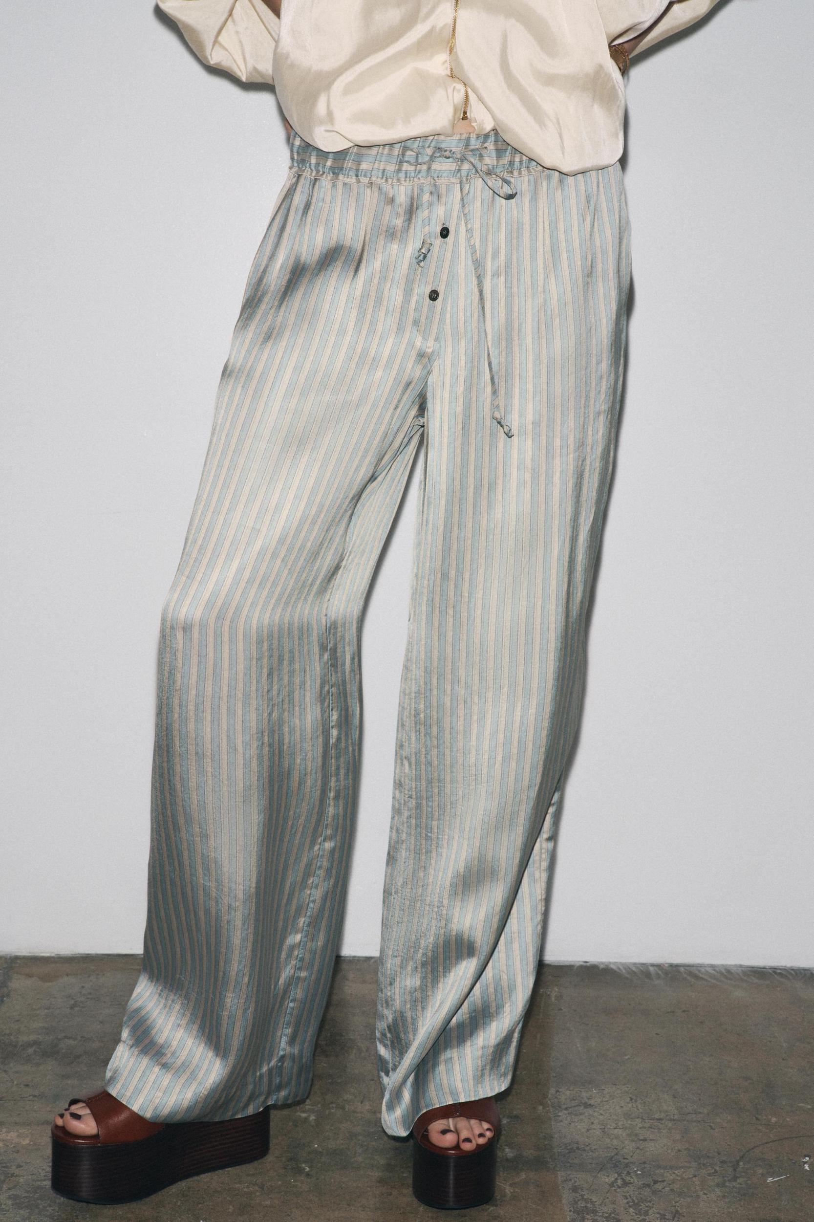 ZW COLLECTION STRIPED PAJAMA PANTS Product Image