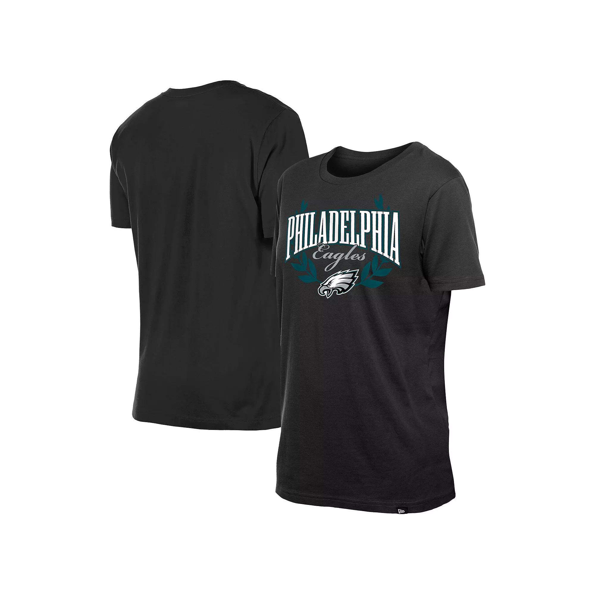 Women's New Era Black Philadelphia Eagles 2025 NFL Draft T-Shirt, Size: 2XL Product Image