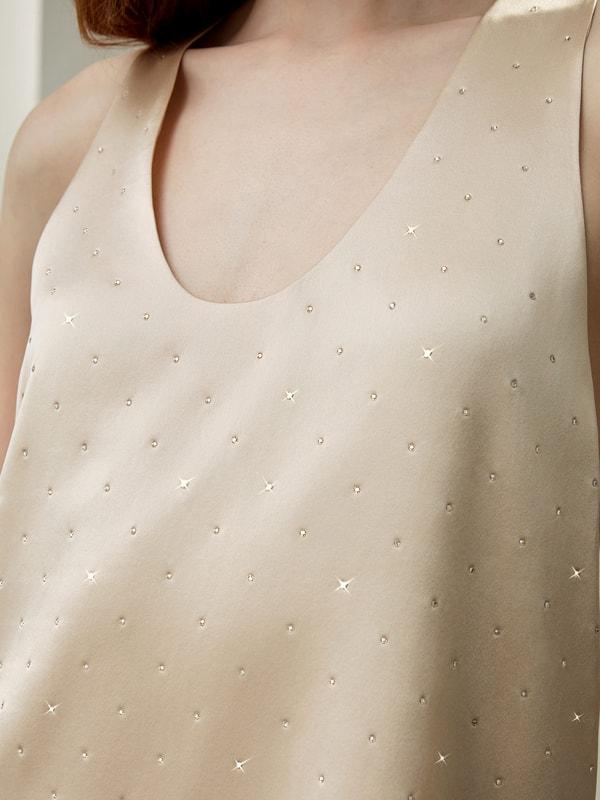 Silk Sparkle U-Neck Vest Product Image