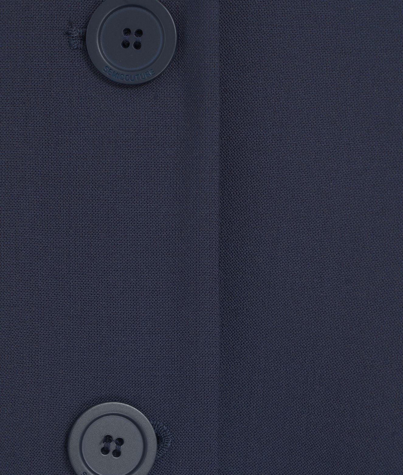 Single-breasted blazer in virgin wool blend Product Image