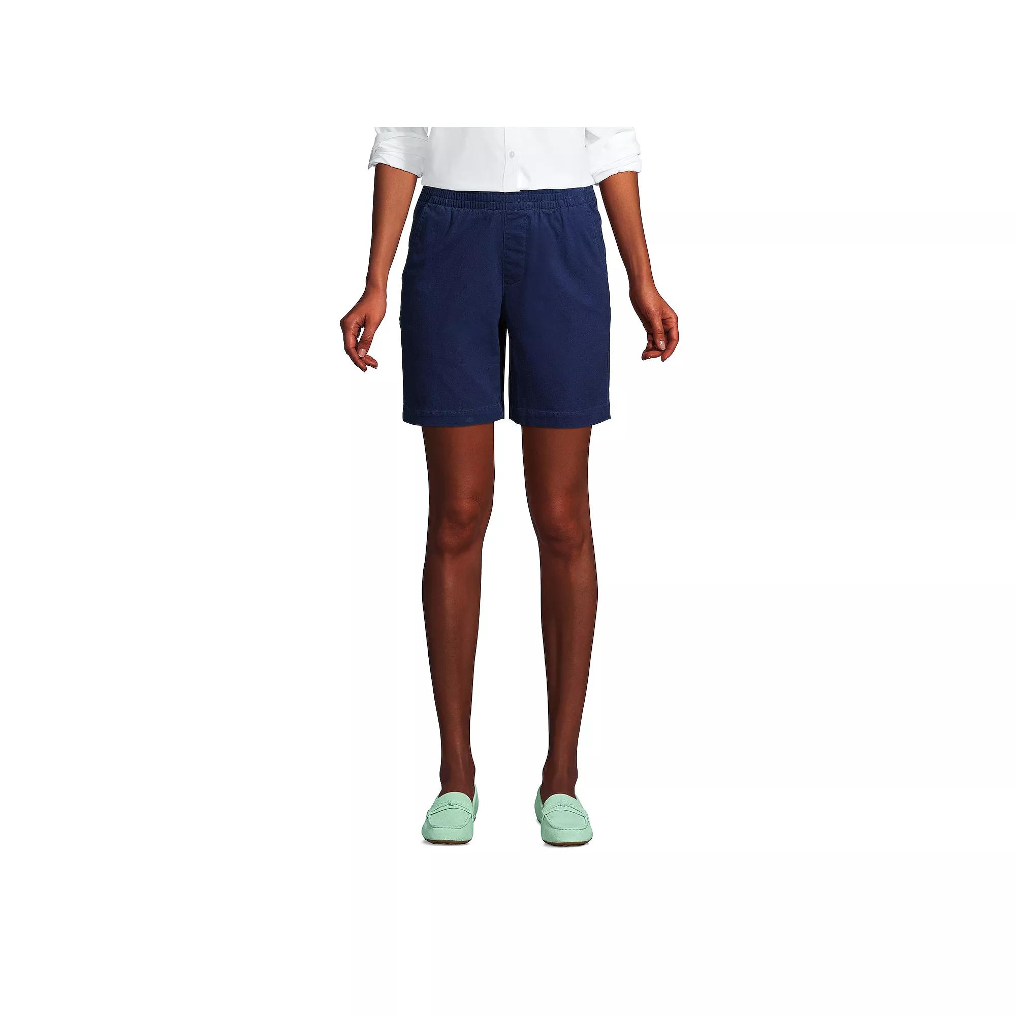 Women's Lands' End Pull-On Chino Shorts,  Product Image