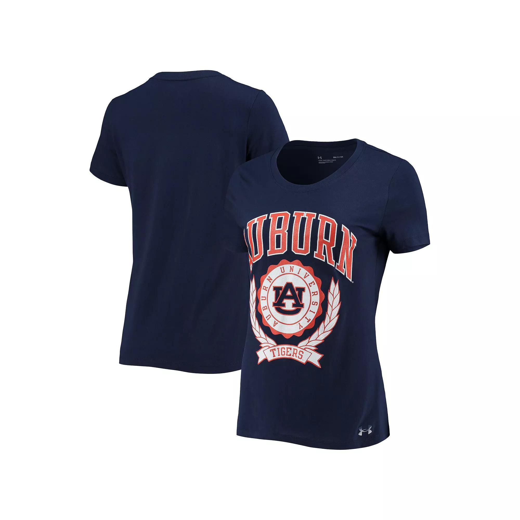 Women's Under Armour Navy Auburn Tigers T-Shirt,  Product Image