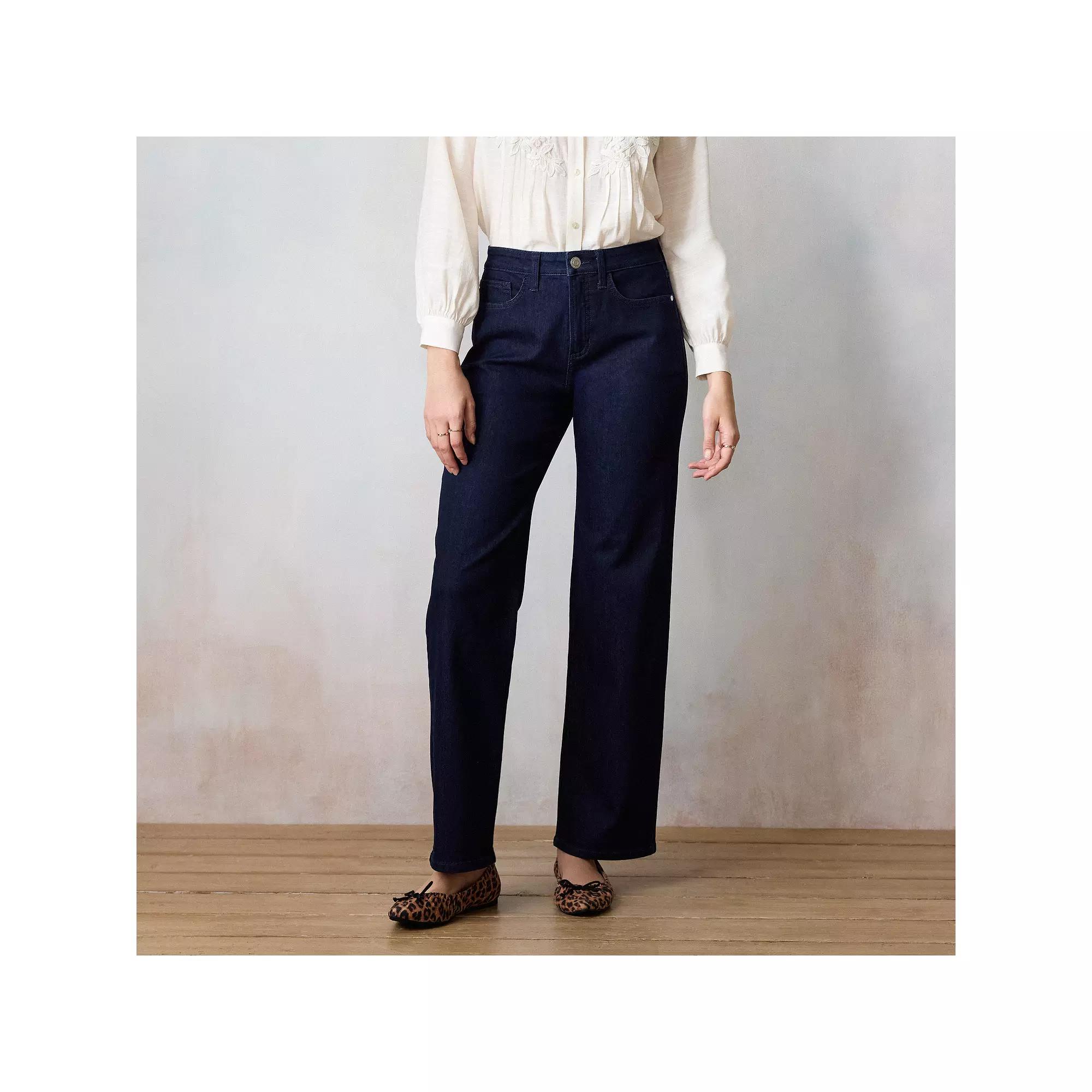 Women's LC Lauren Conrad Super High-Rise True Straight Jeans,  Product Image