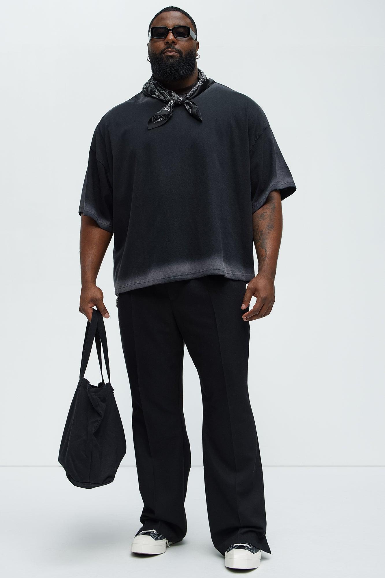 Dirty Wash Heavyweight Boxy Tee - Black Product Image