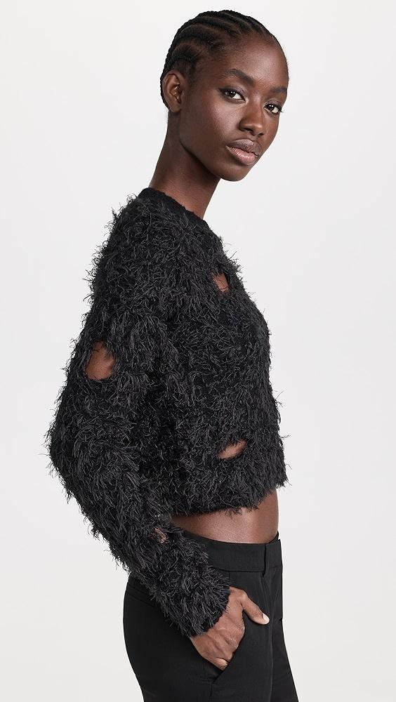 Acne Studios Hairy Web Crew Neck Sweater | Shopbop Product Image