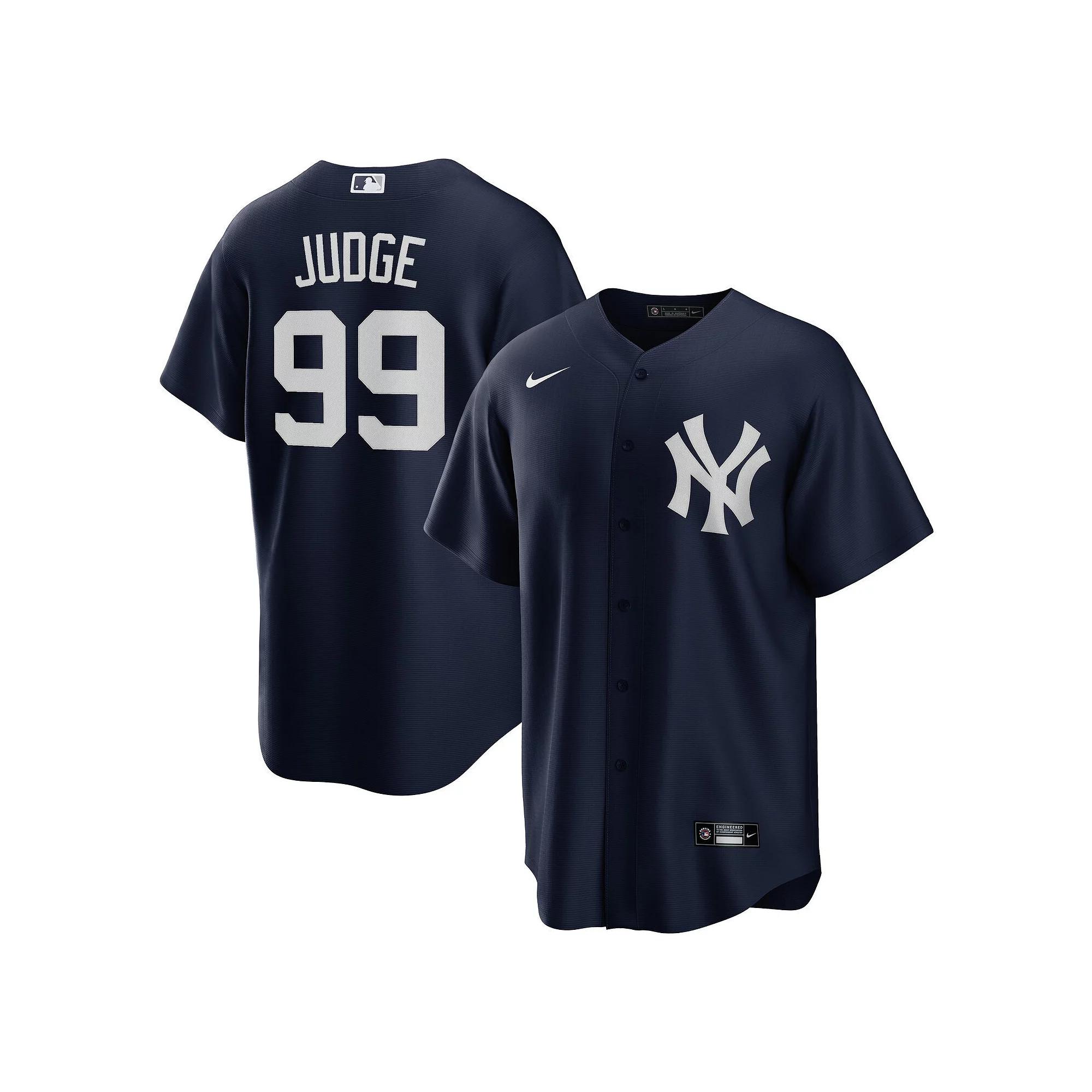 Mens Nike Aaron Judge New York Yankees 2020 Spring Training Replica Player Jersey Blue Product Image