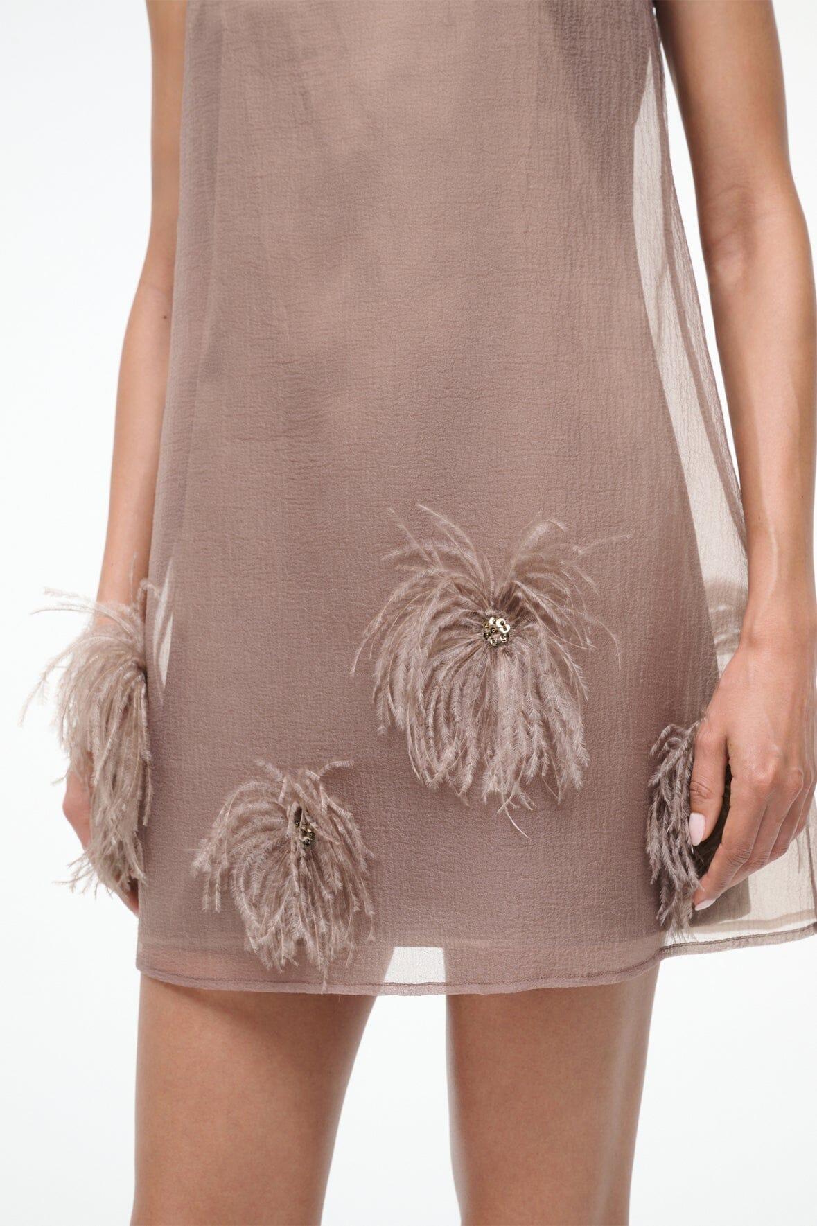 ALBEE MINI DRESS | TRUFFLE Product Image