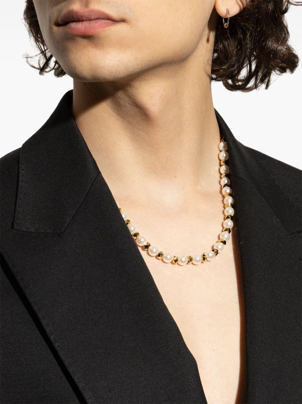 faux-pearl necklace Product Image