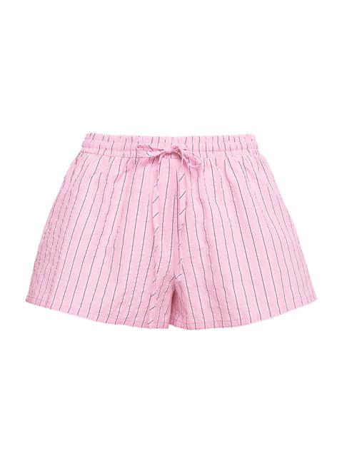 Abigayle Shorts Pink Stripe Product Image