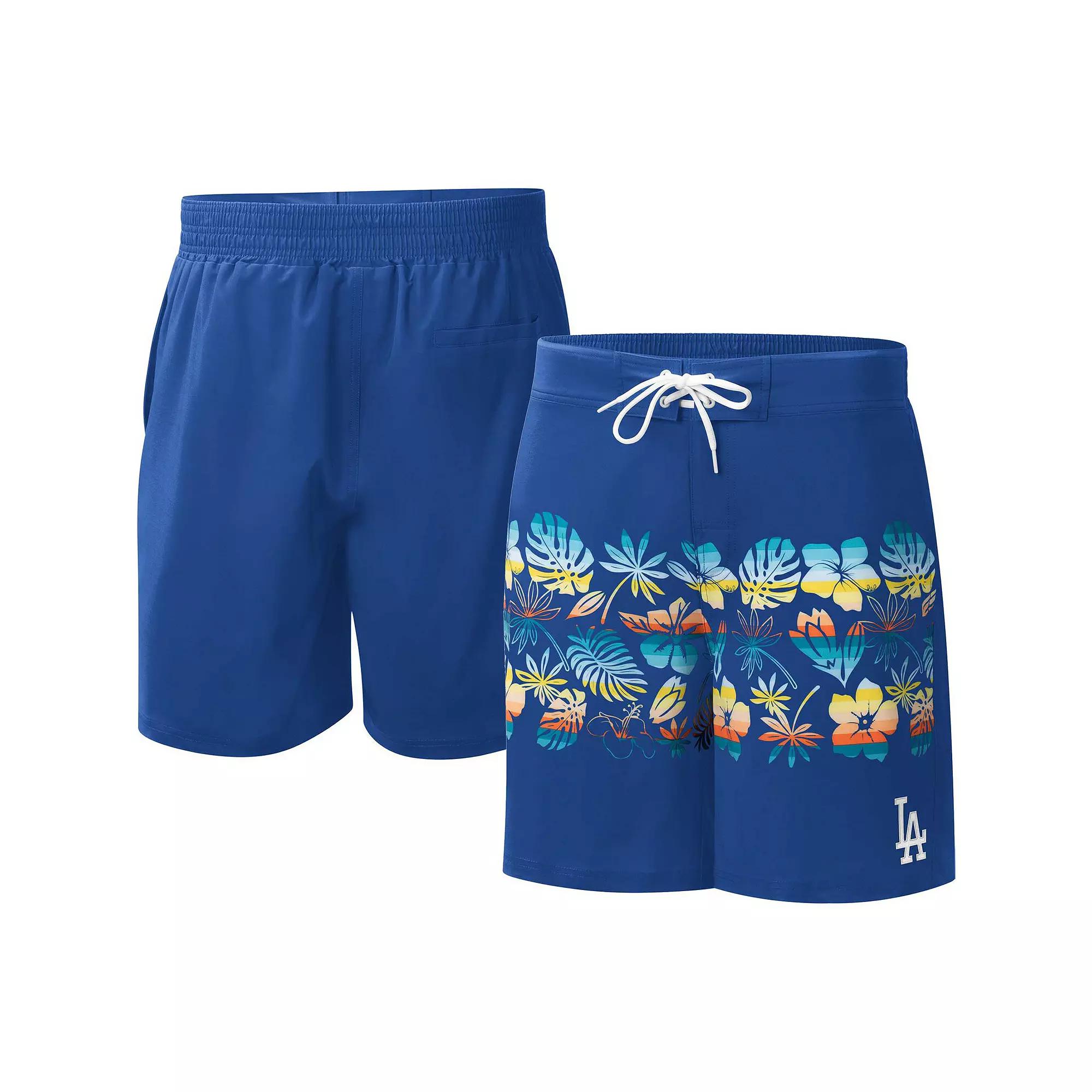 Men's G-III Sports by Carl Banks Royal Los Angeles Dodgers Breeze Volley Swim Shorts,  Product Image