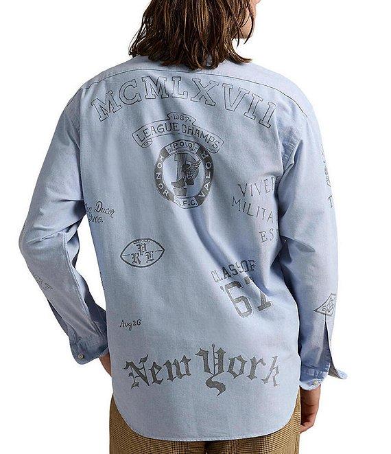 Polo Ralph Lauren Linen Cotton Long Sleeve Woven Shirt Product Image