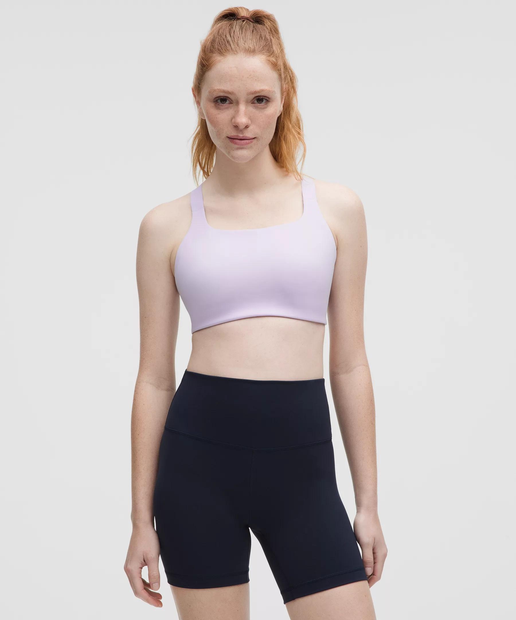 Ultralu Square-Neck Workout Bra *Medium Support, D/DD Cup Product Image