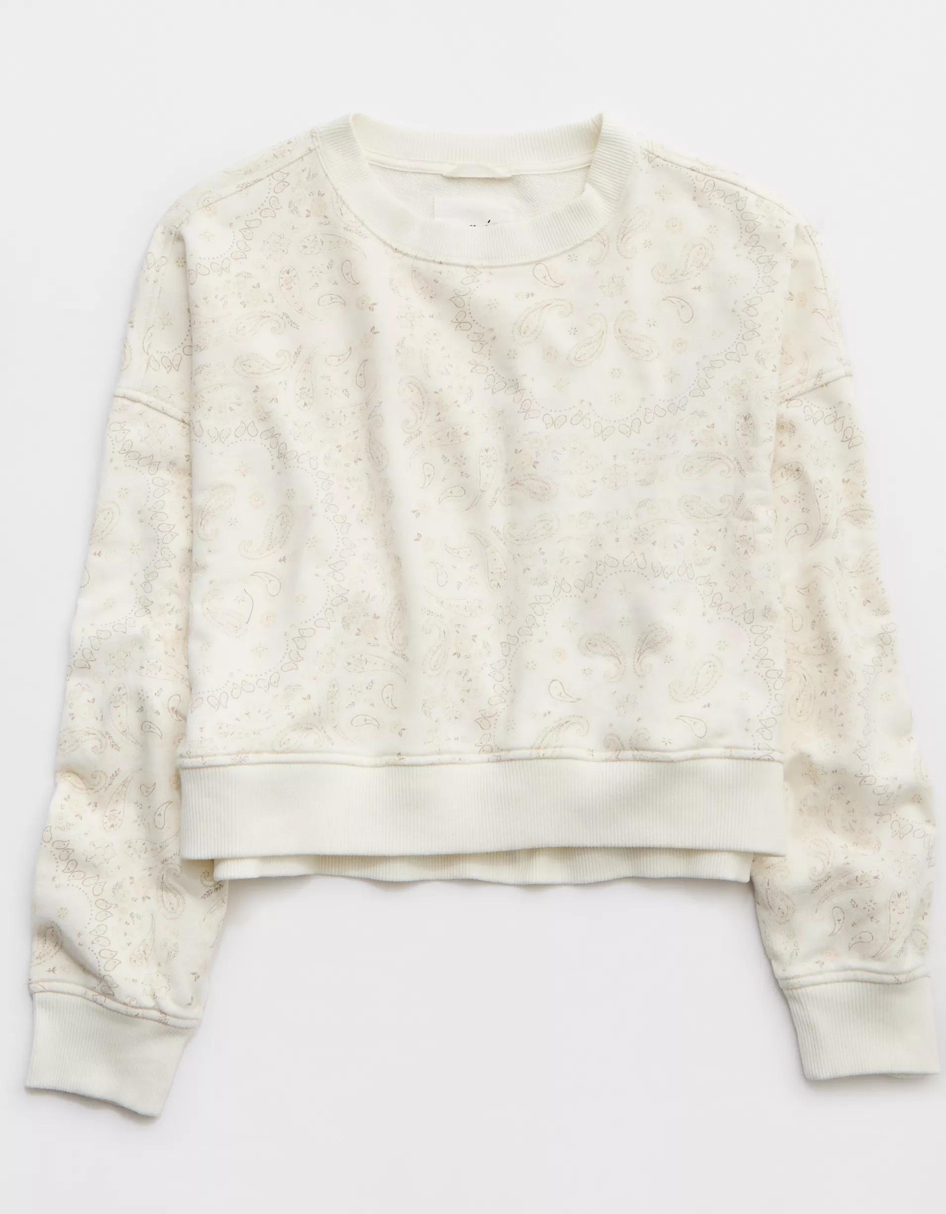 Aerie Take It Easy Crew Sweatshirt Product Image