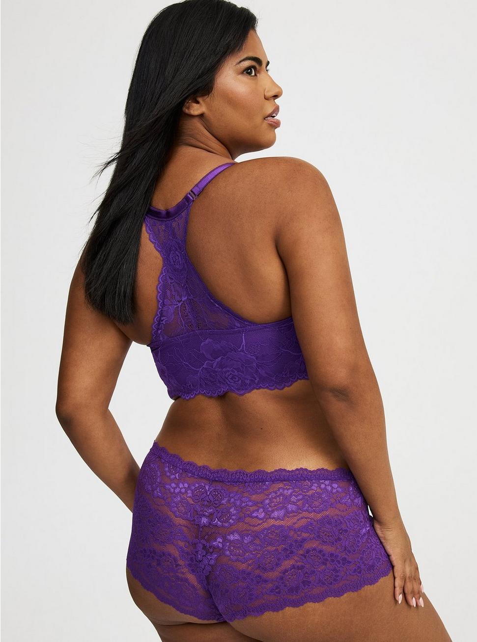 Mid-Rise Simply Lace Cheeky Panty Product Image
