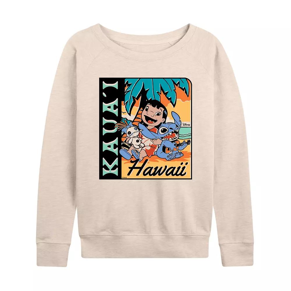 Disney's Lilo & Stitch Women's Kaua'i French Terry Long Sleeve Tee,  Product Image