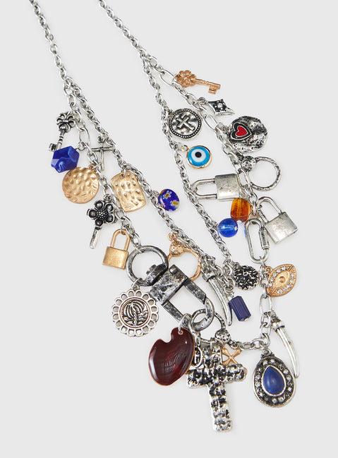 Unplugged Charm Necklace Multi Product Image
