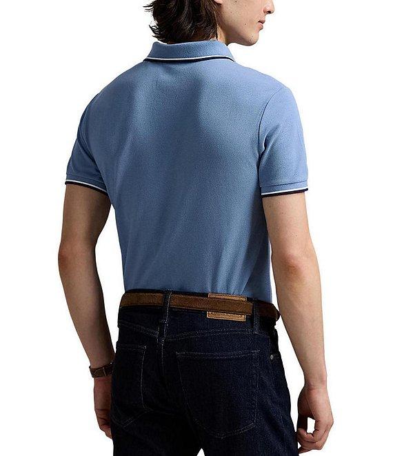 Polo Ralph Lauren Classic Fit Tipped Mesh Short Sleeve Polo Shirt Product Image