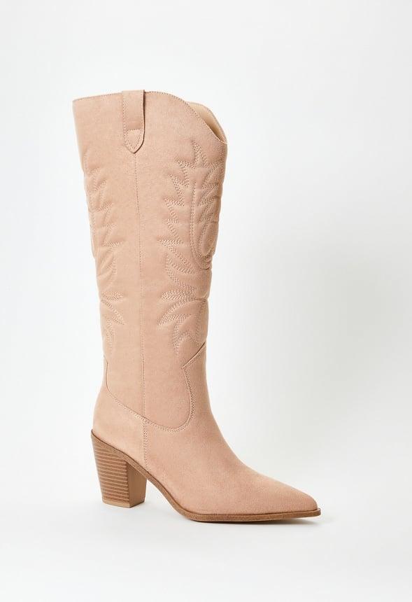 JustFab Margaux Platform Loafer Pump Womens Black/ White Size 8.5 Product Image