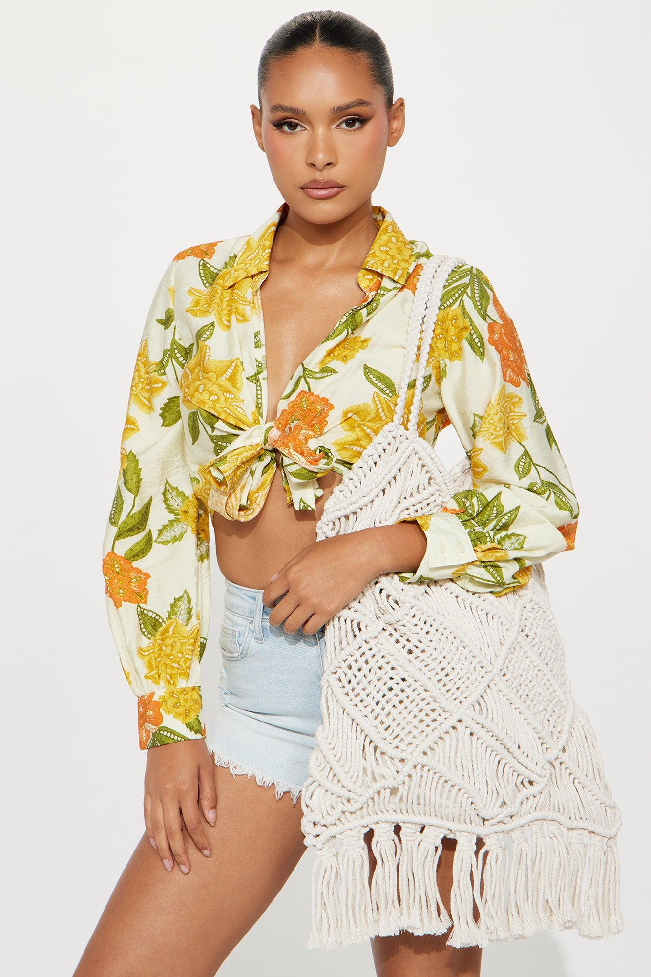 Kayla Crochet Shoulder Bag - Ivory Product Image