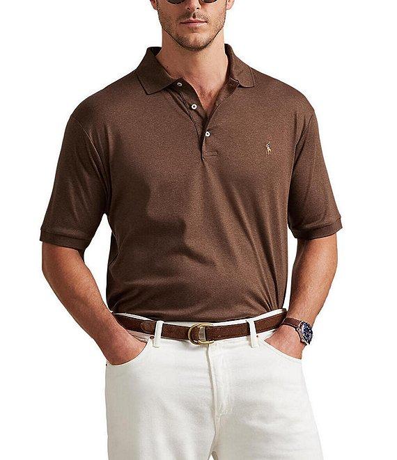 Polo Ralph Lauren Big & Tall Classic Fit Soft Cotton Multicolored Pony Polo Shirt Product Image