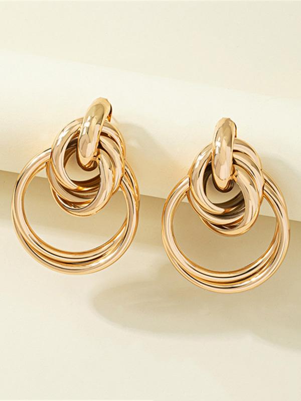 Geometric Drop Earrings Product Image