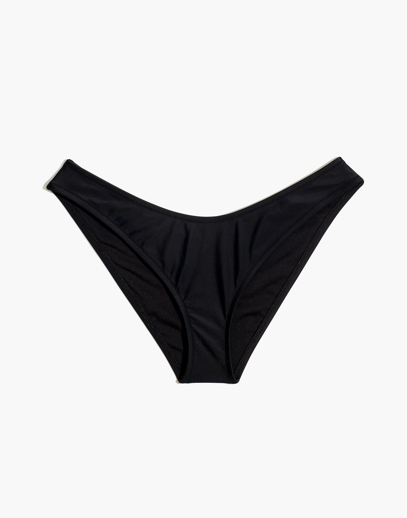 Madewell Second Wave Curved-Waist Bikini Bottom Product Image