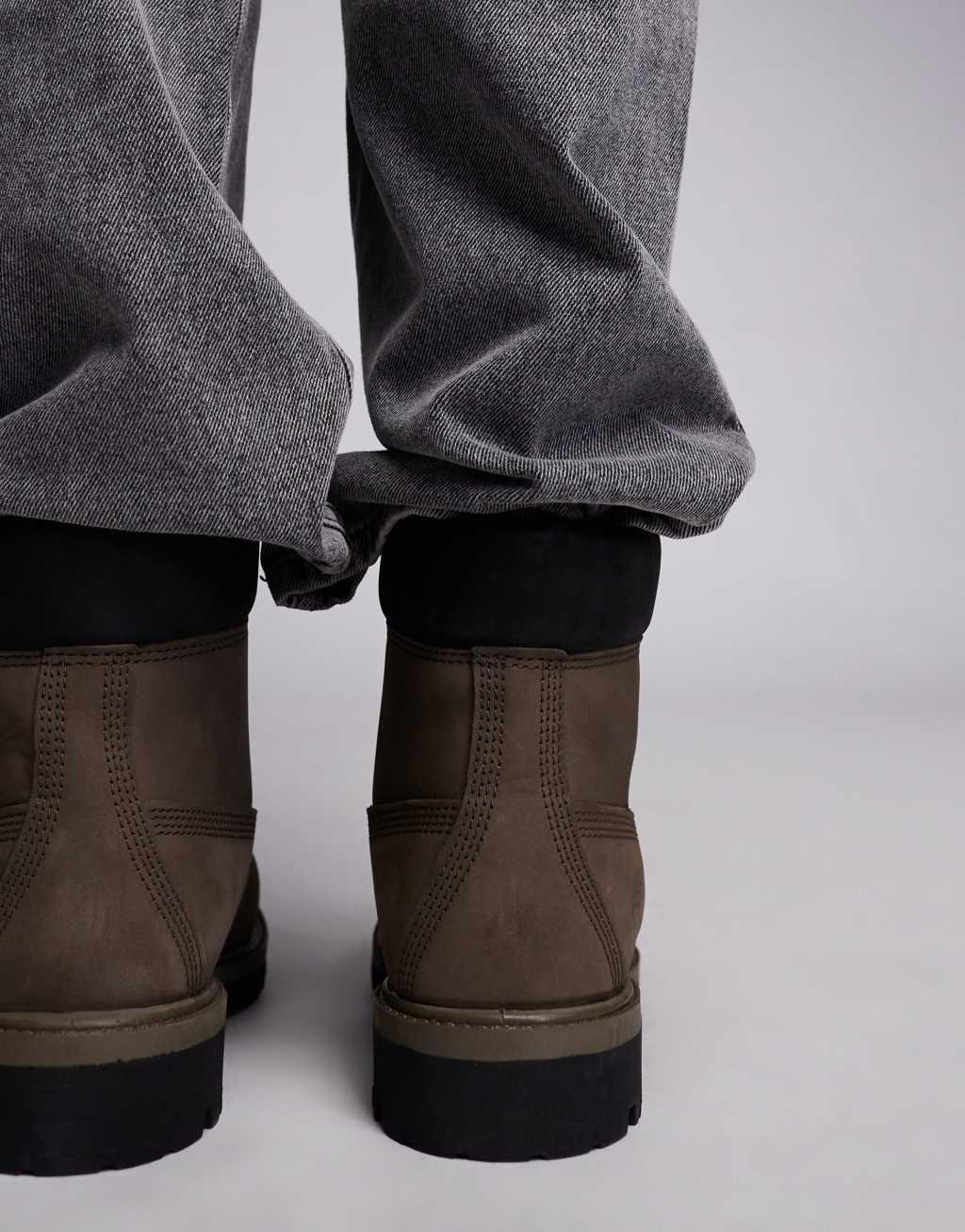 Timberland 6 inch lace up waterproof boots in brown Product Image