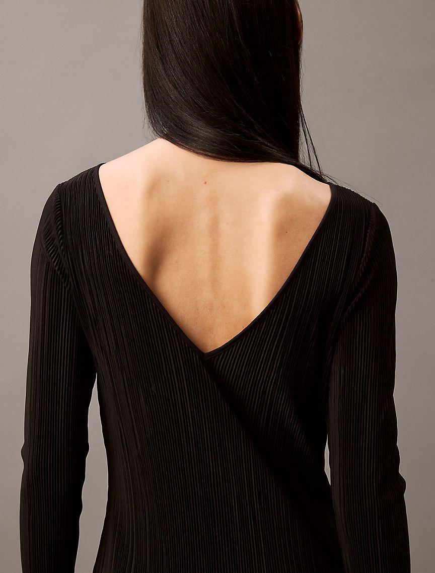 Plisse Midi Dress Product Image