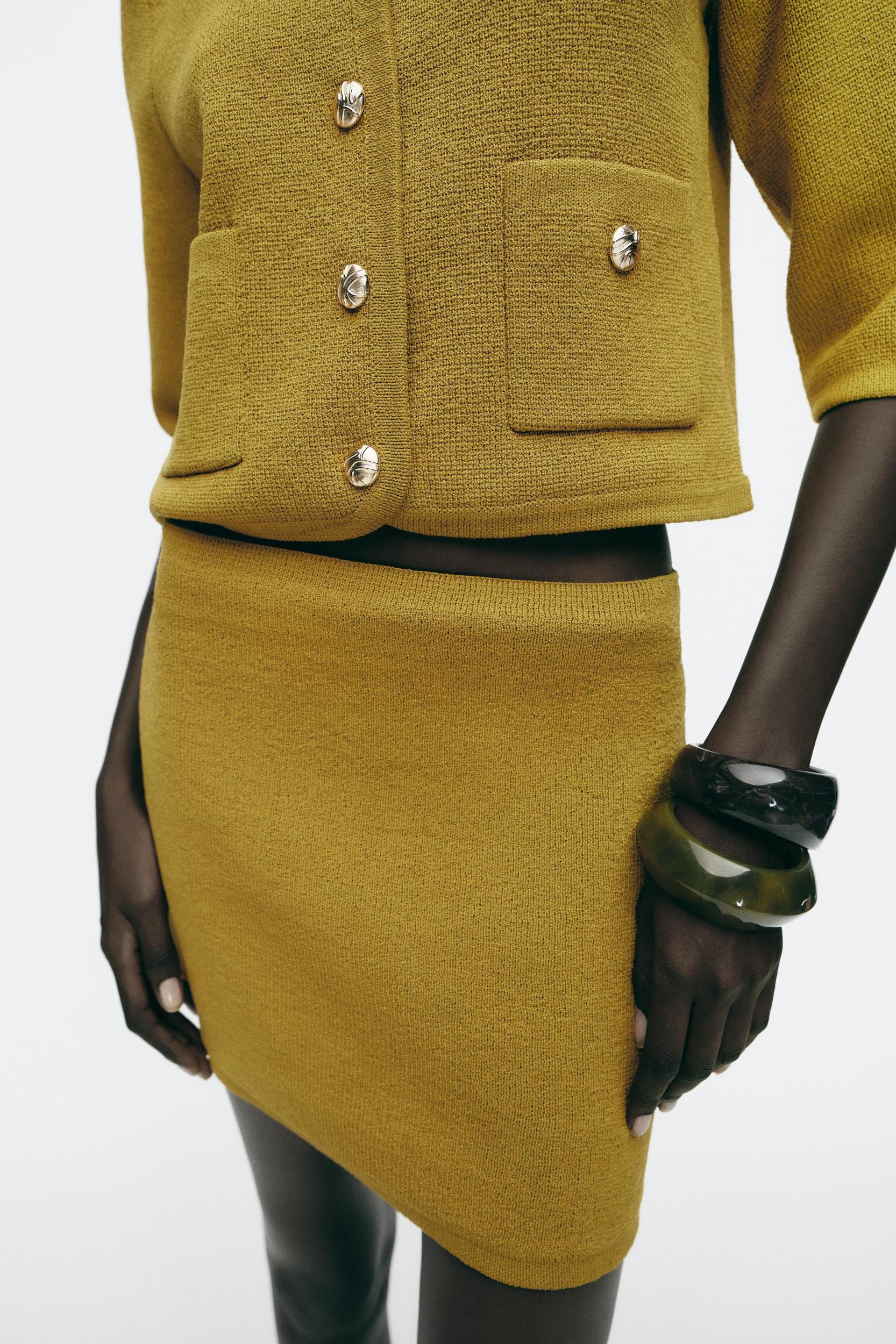 BASIC KNIT MINI SKIRT Product Image