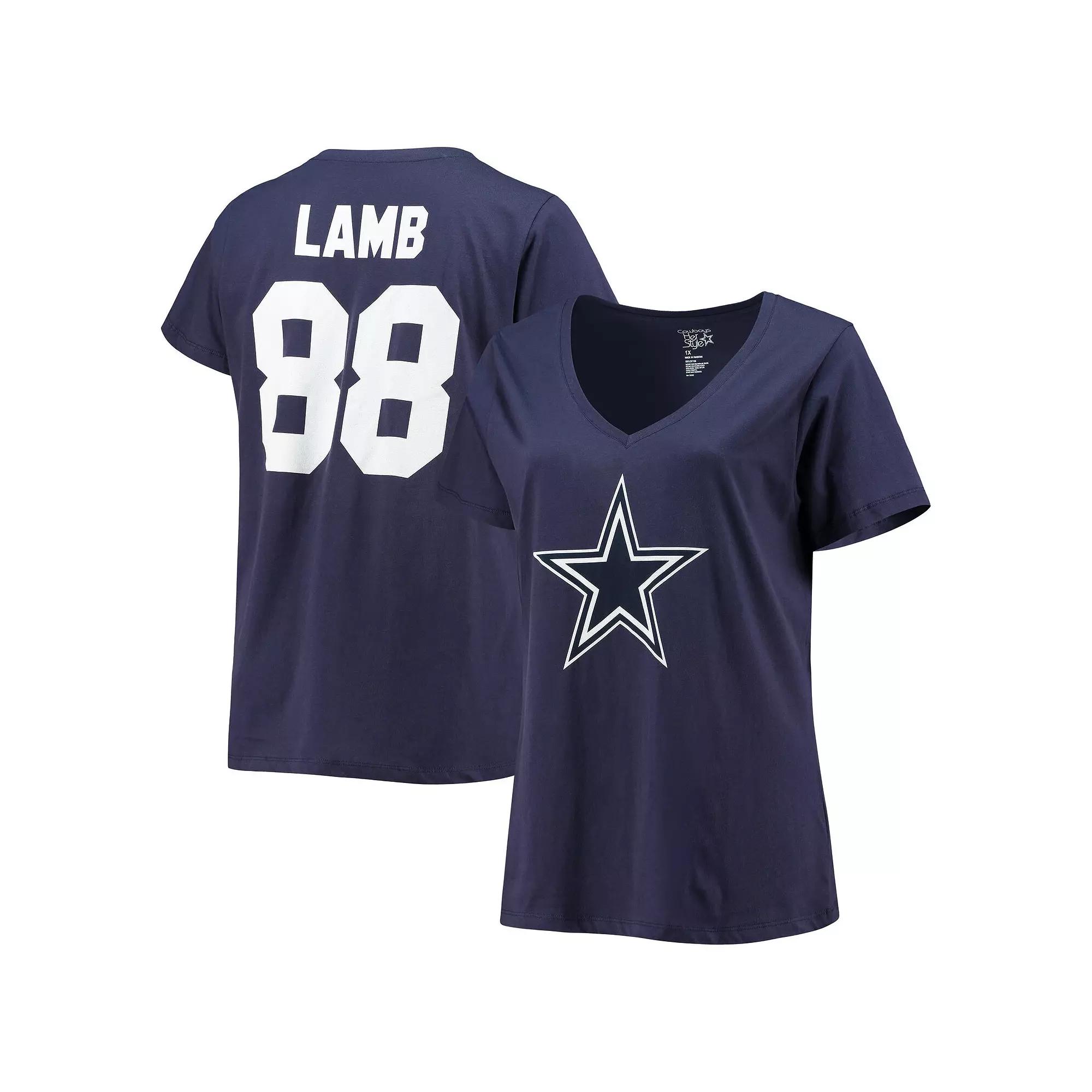 Women's Fanatics Branded CeeDee Lamb Navy Dallas Cowboys Plus  Product Image