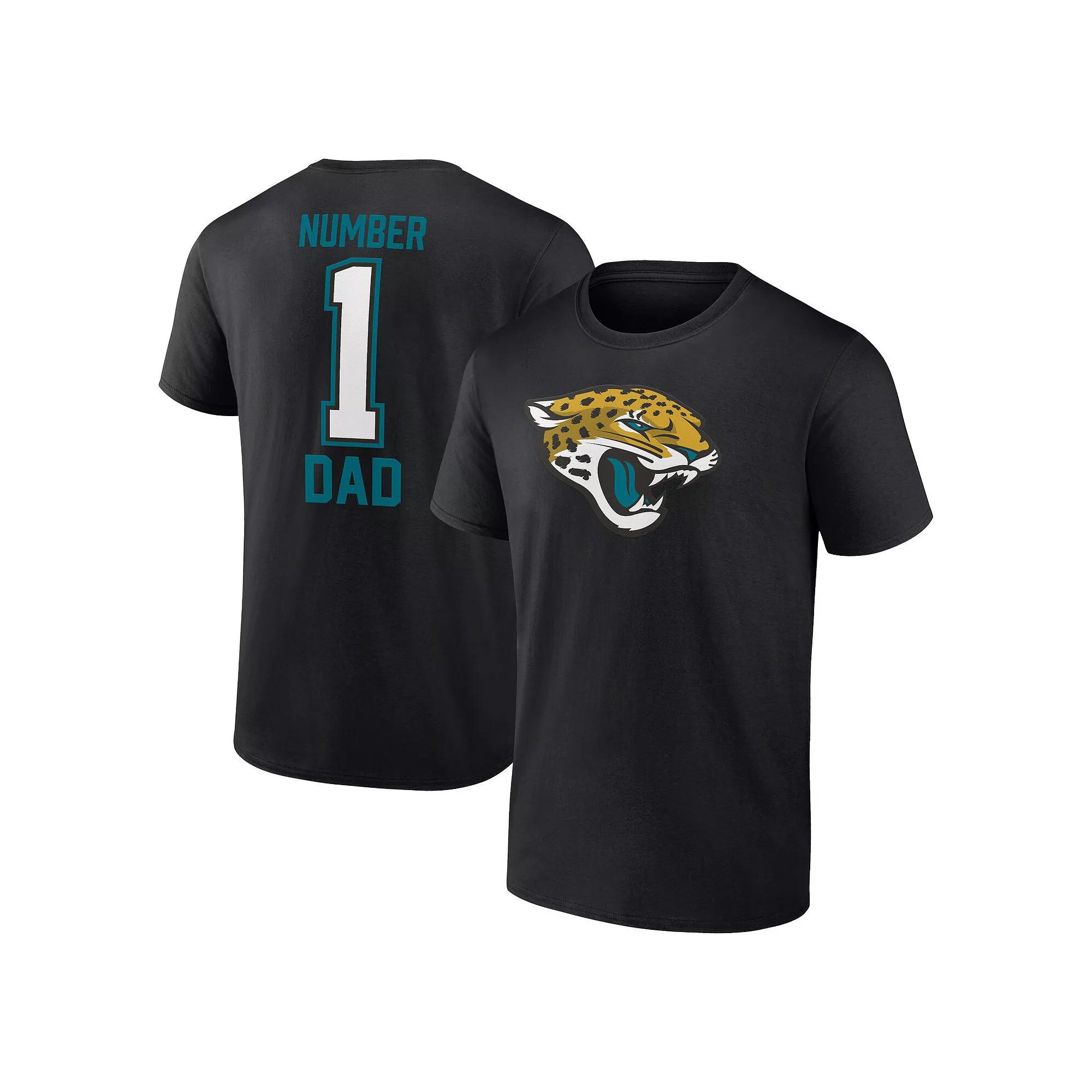 Men's Fanatics Black Jacksonville Jaguars Father's Day T-Shirt,  Product Image