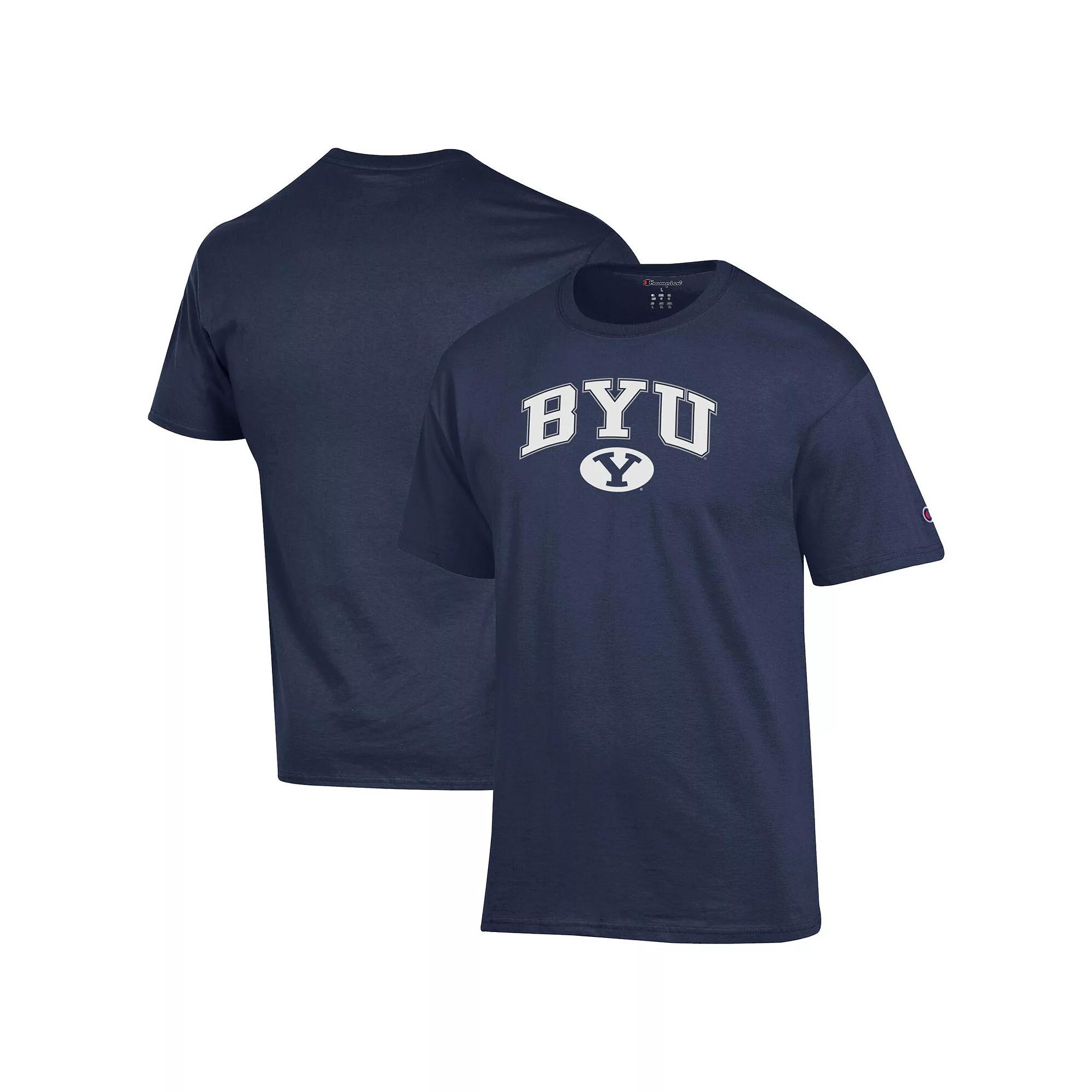 Men's Champion Black Appalachian State Mountaineers Arch Over Logo T-Shirt,  Product Image