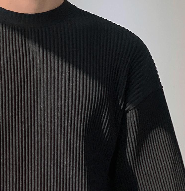 RT No. 2043 PLEATED HALF SLEEVE SHIRT Product Image