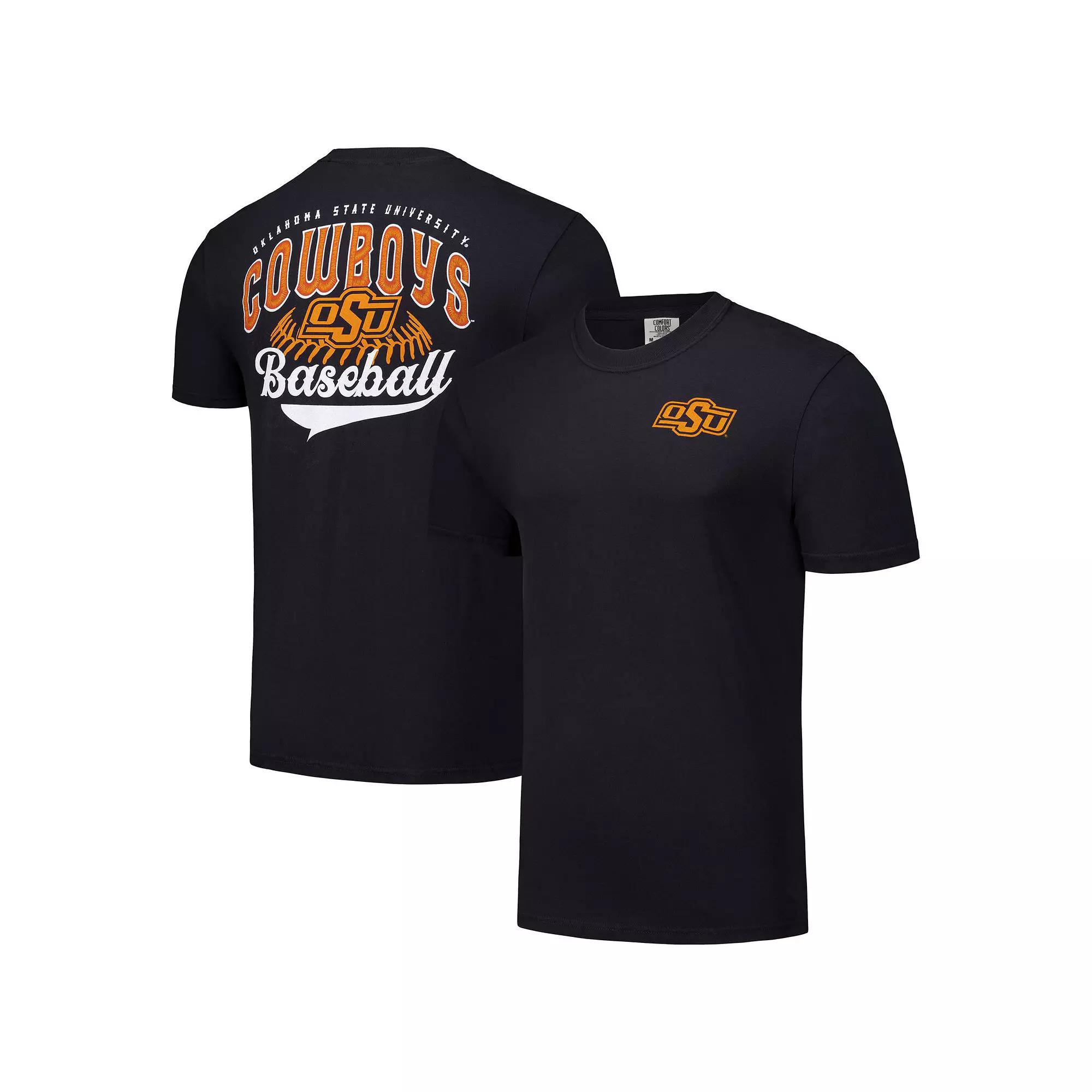 Men's Black Oklahoma State Cowboys Baseball Comfort Colors T-Shirt,  Product Image