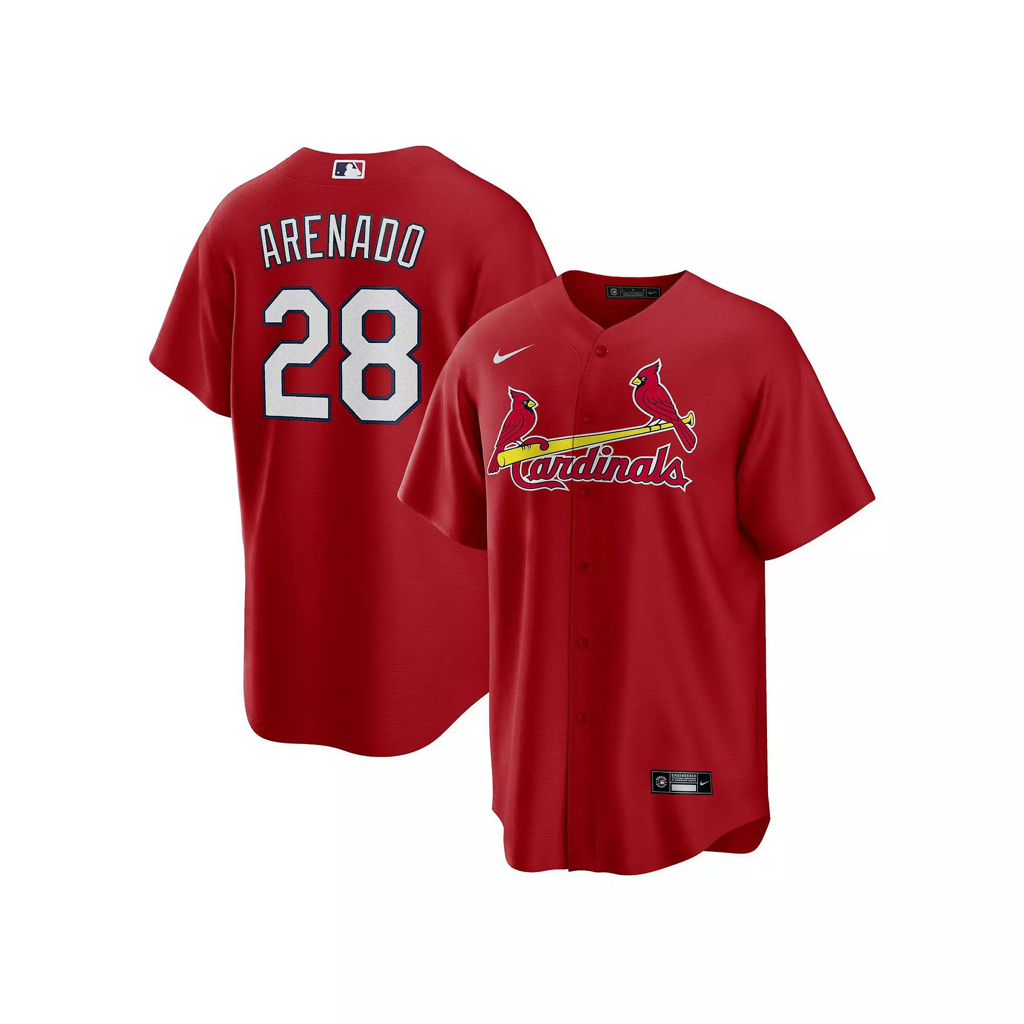 Men's Nike Nolan Arenado Red St. Louis Cardinals Alternate Official Replica Player Jersey,  Product Image