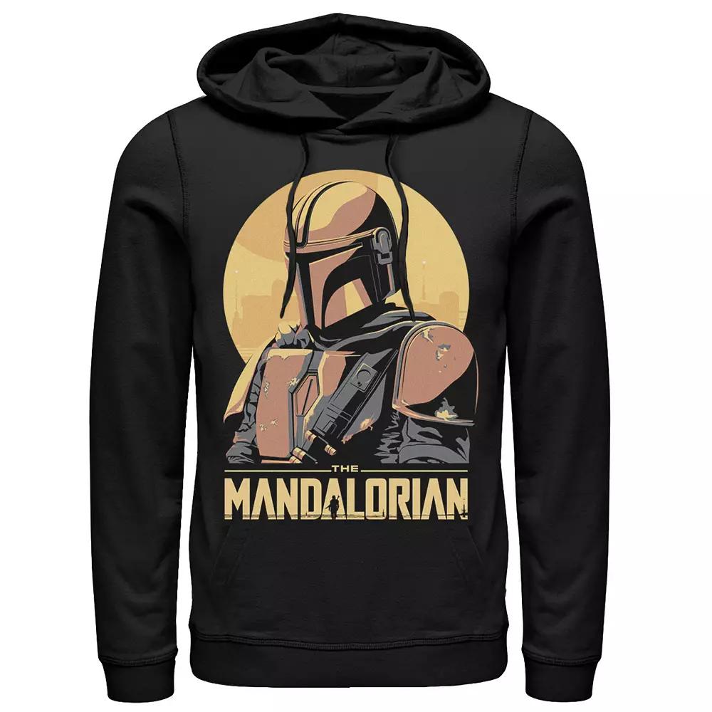 Men's Star Wars The Mandalorian Abstract Portrait Hoodie,  Product Image