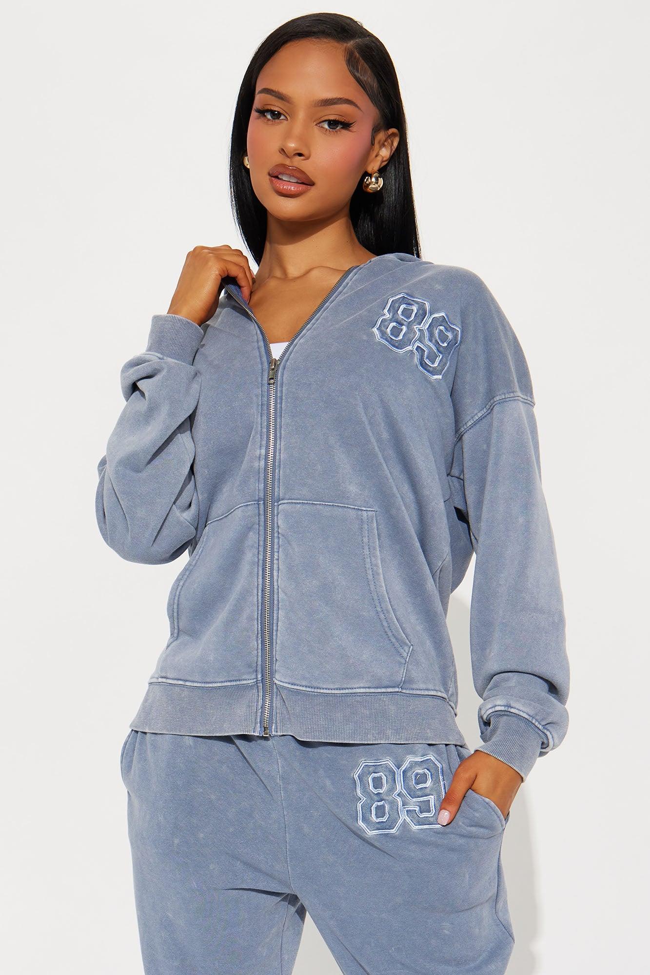 VIP Player Washed Fleece Pant Set - Navy/combo Product Image