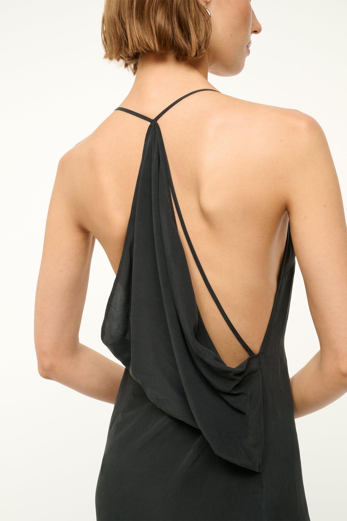 MACHU SILK DRESS | BLACK Product Image