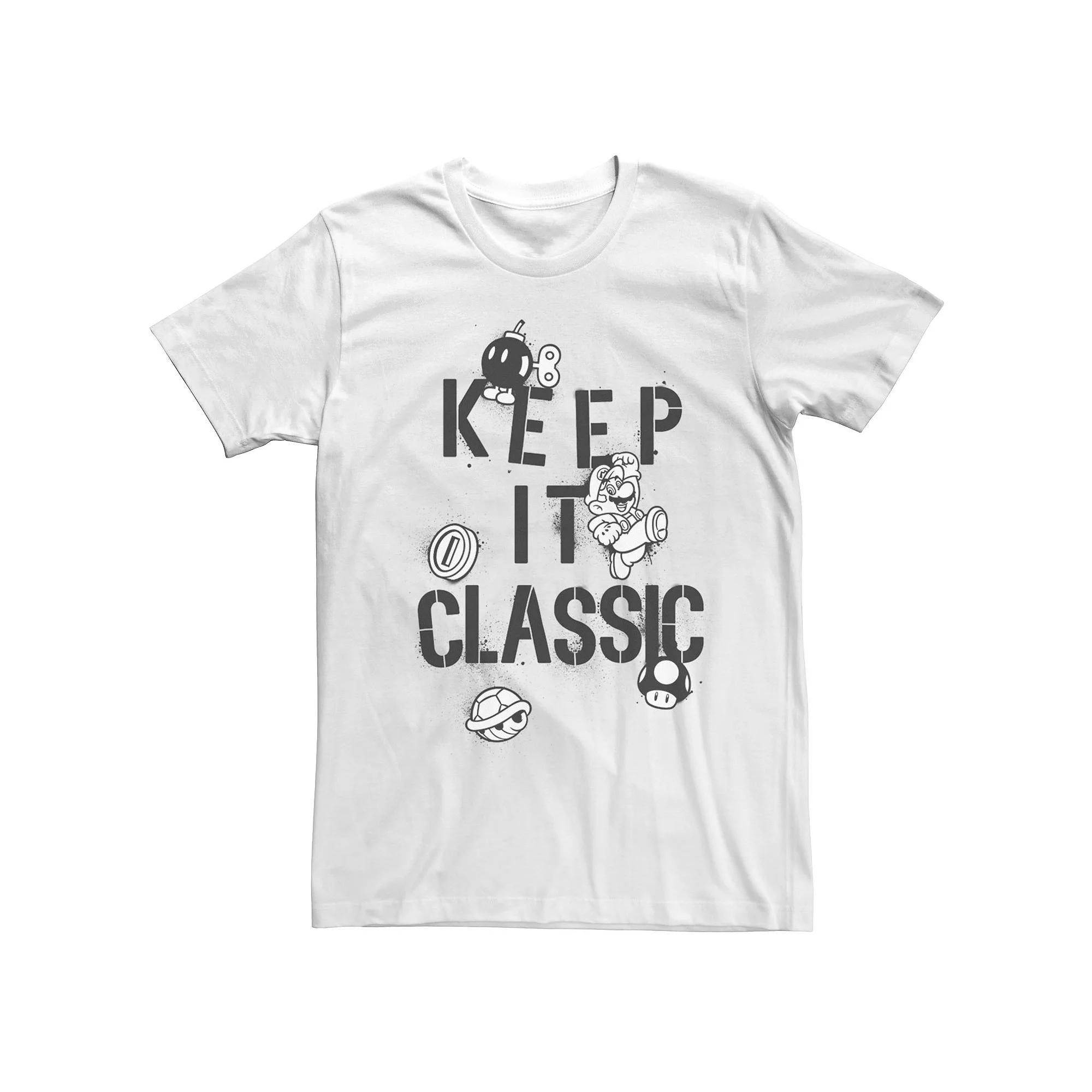 Men's Nintendo Super Mario Keep It Classic Paint Tee,  Product Image