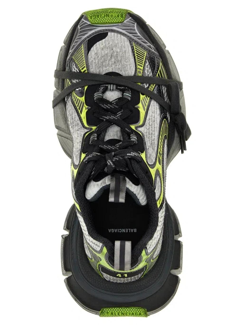 BALENCIAGA Multicolor Mesh And Rubber 3xl Sneakers Product Image