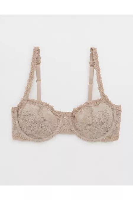 Show Off Vintage Lace Unlined Balconette Bra Women's Product Image