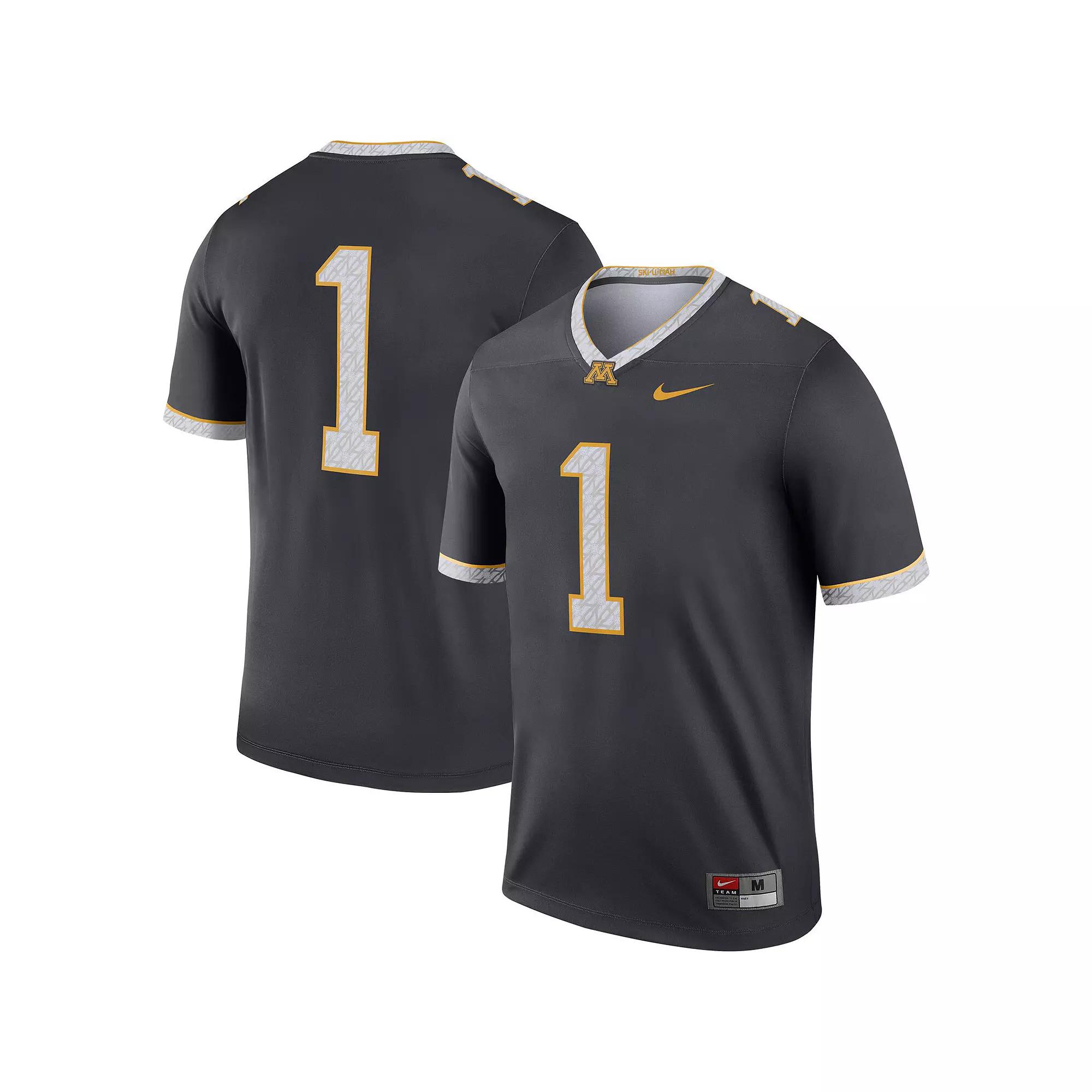 Men's Nike Gray #1 Minnesota Golden Gophers Legend Alternate Jersey,  Product Image