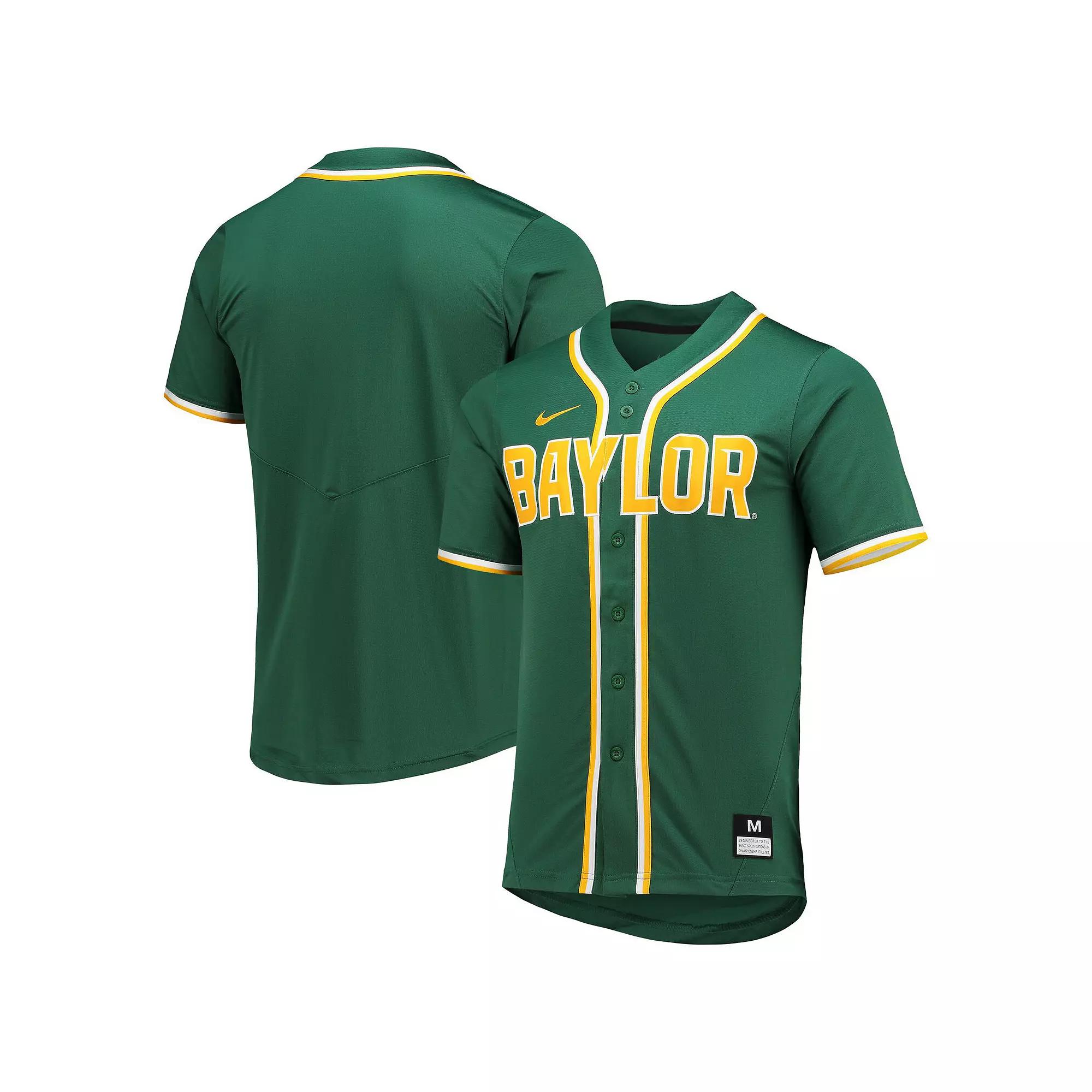 Men's Nike Green Baylor Bears Replica Baseball Jersey,  Product Image