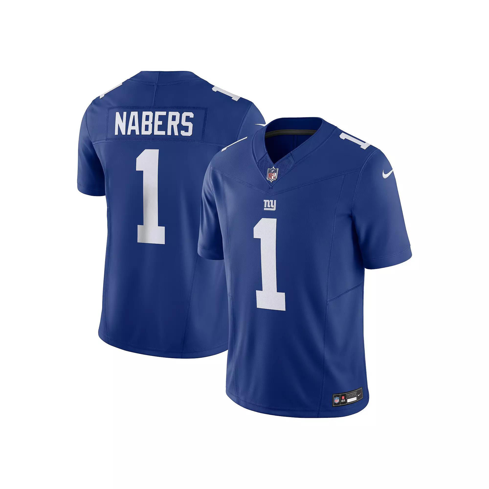 Malik Nabers New York Giants Nike Mens Dri-FIT NFL Limited Jersey | 31NMNGLH8IF-RZ8 Product Image