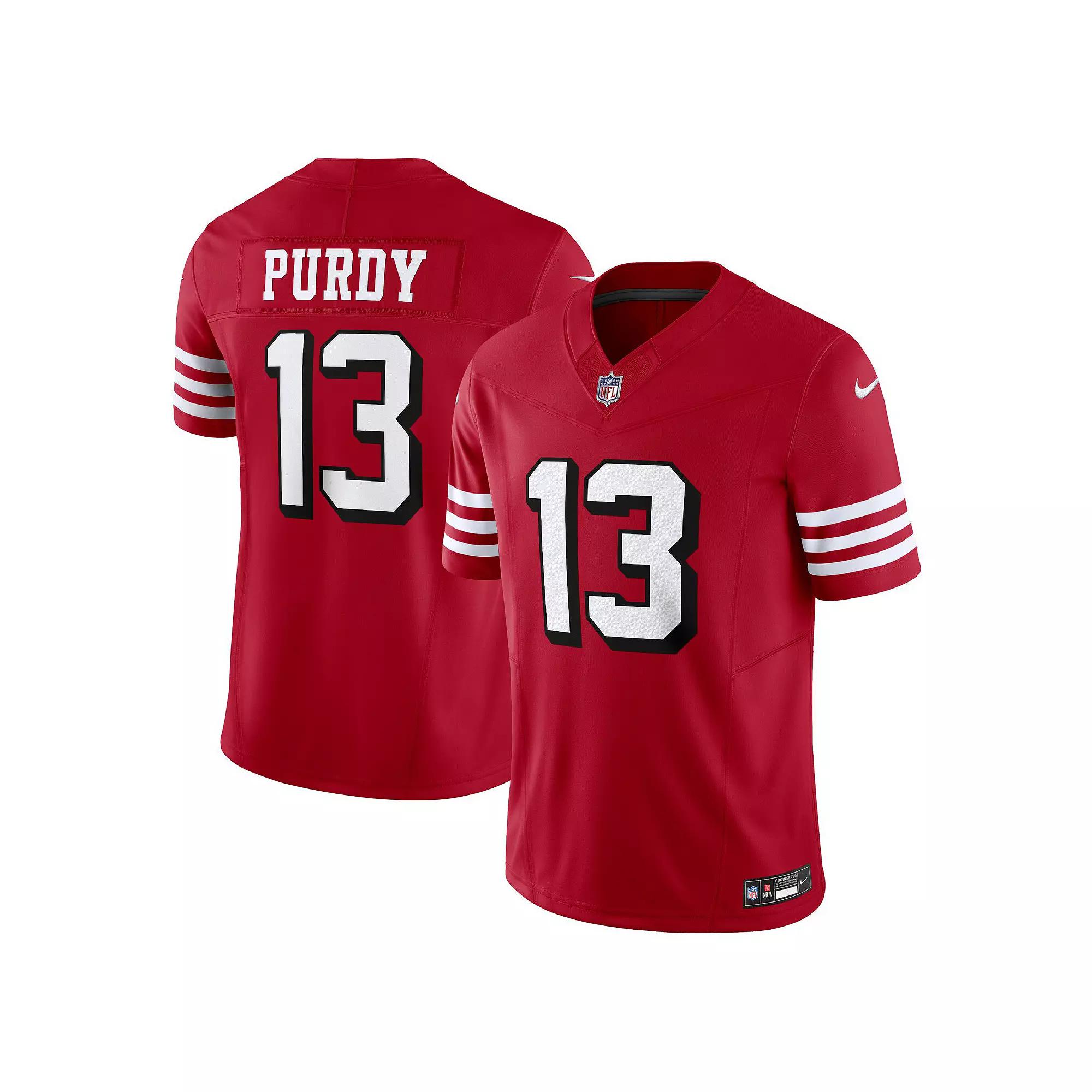 Men's Nike Brock Purdy Scarlet San Francisco 49ers Vapor F.U.S.E. Limited Jersey,  Product Image