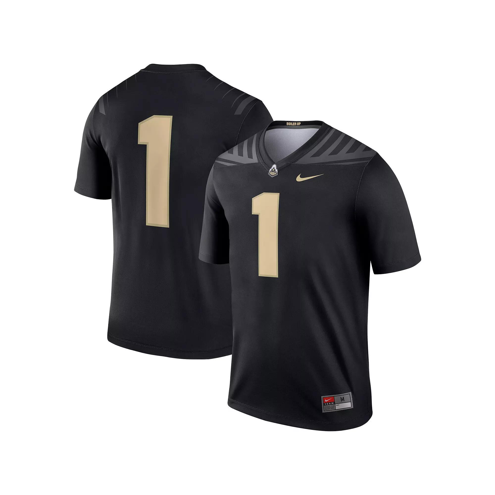 Men's Nike #1 Black Purdue Boilermakers Legend Jersey,  Product Image