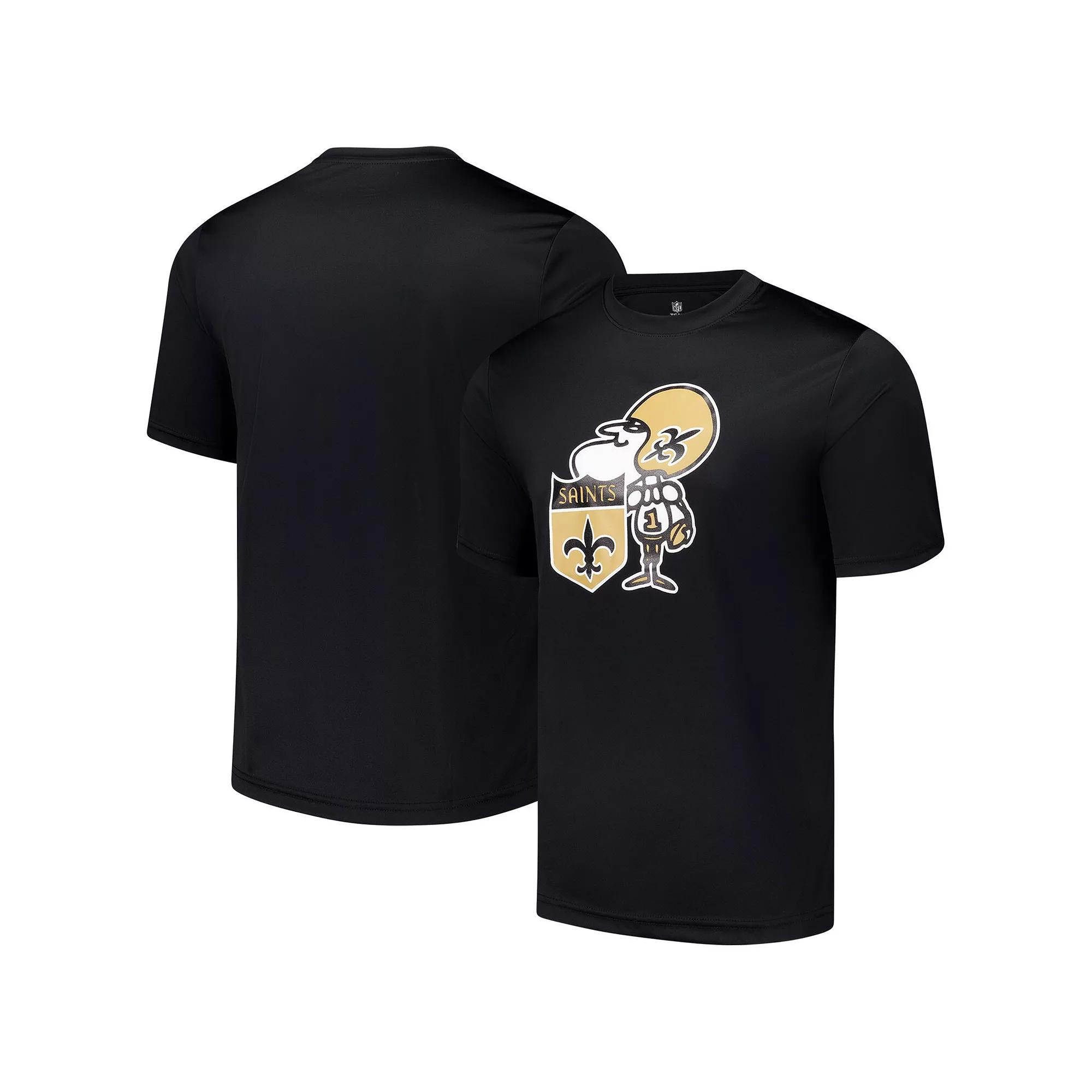 Men's Black New Orleans Saints Stadium Retro T-Shirt,  Product Image