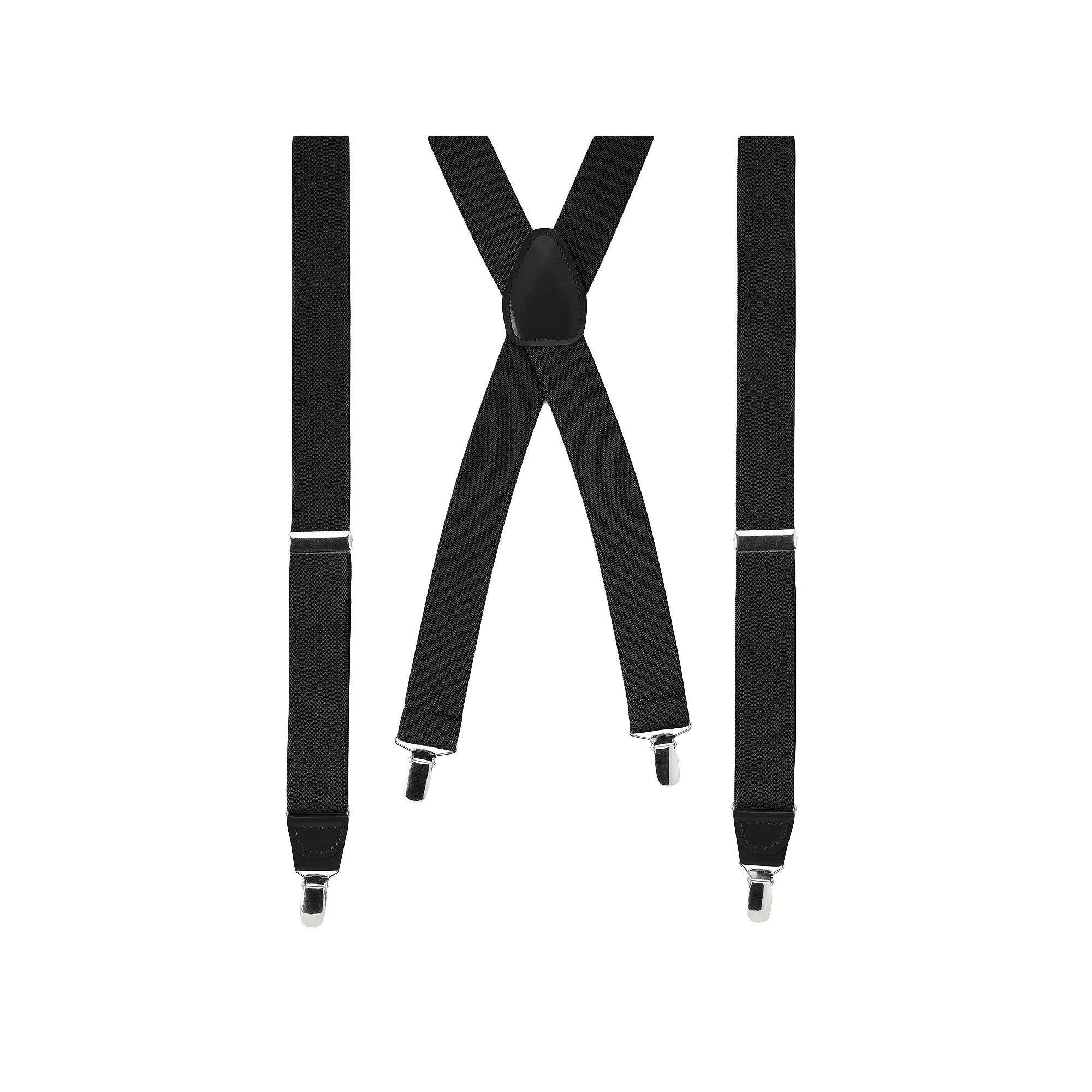 Men's Wembley Solid Stretch Suspenders, Blue Product Image