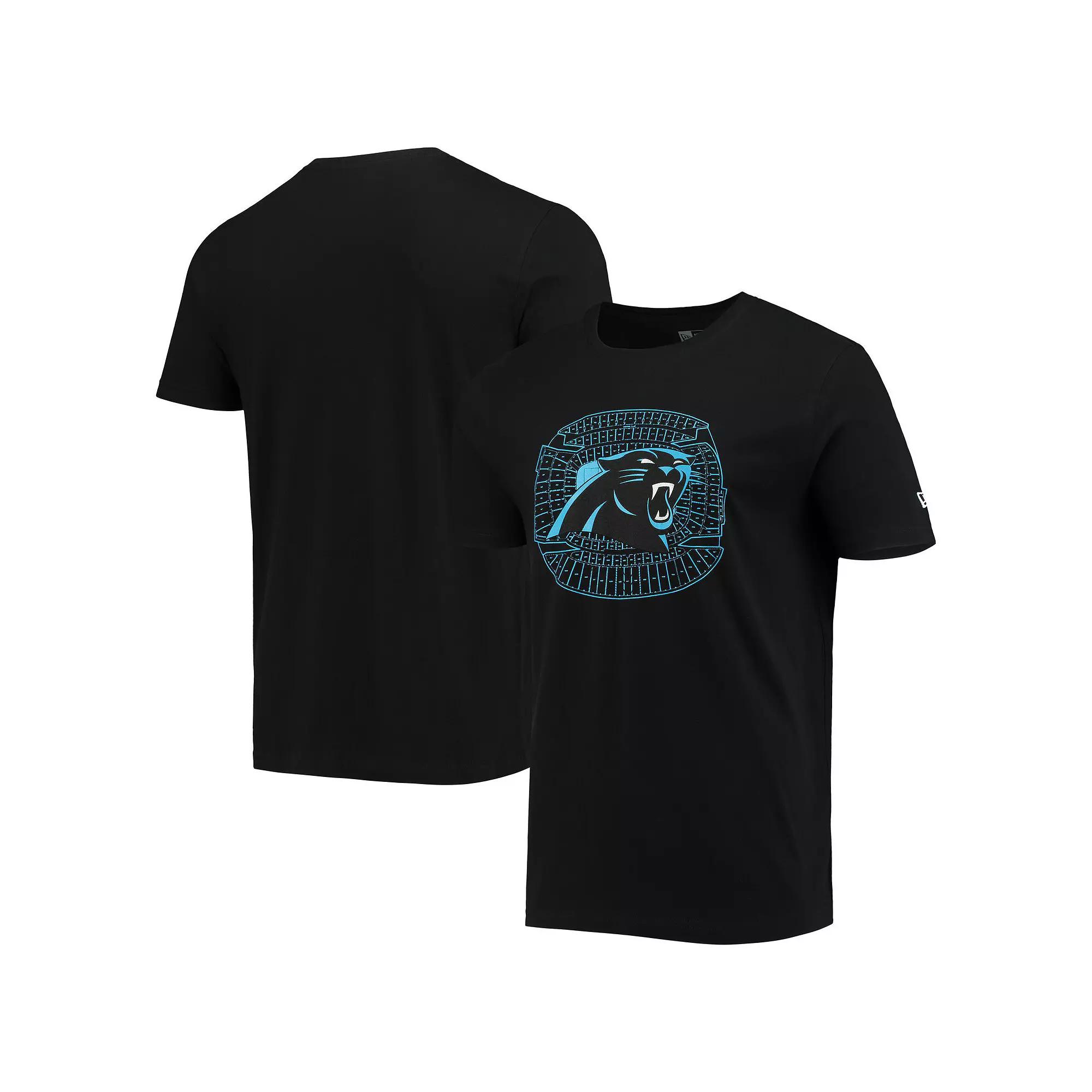Men's New Era Black Carolina Panthers Stadium T-Shirt, Size: Large Product Image