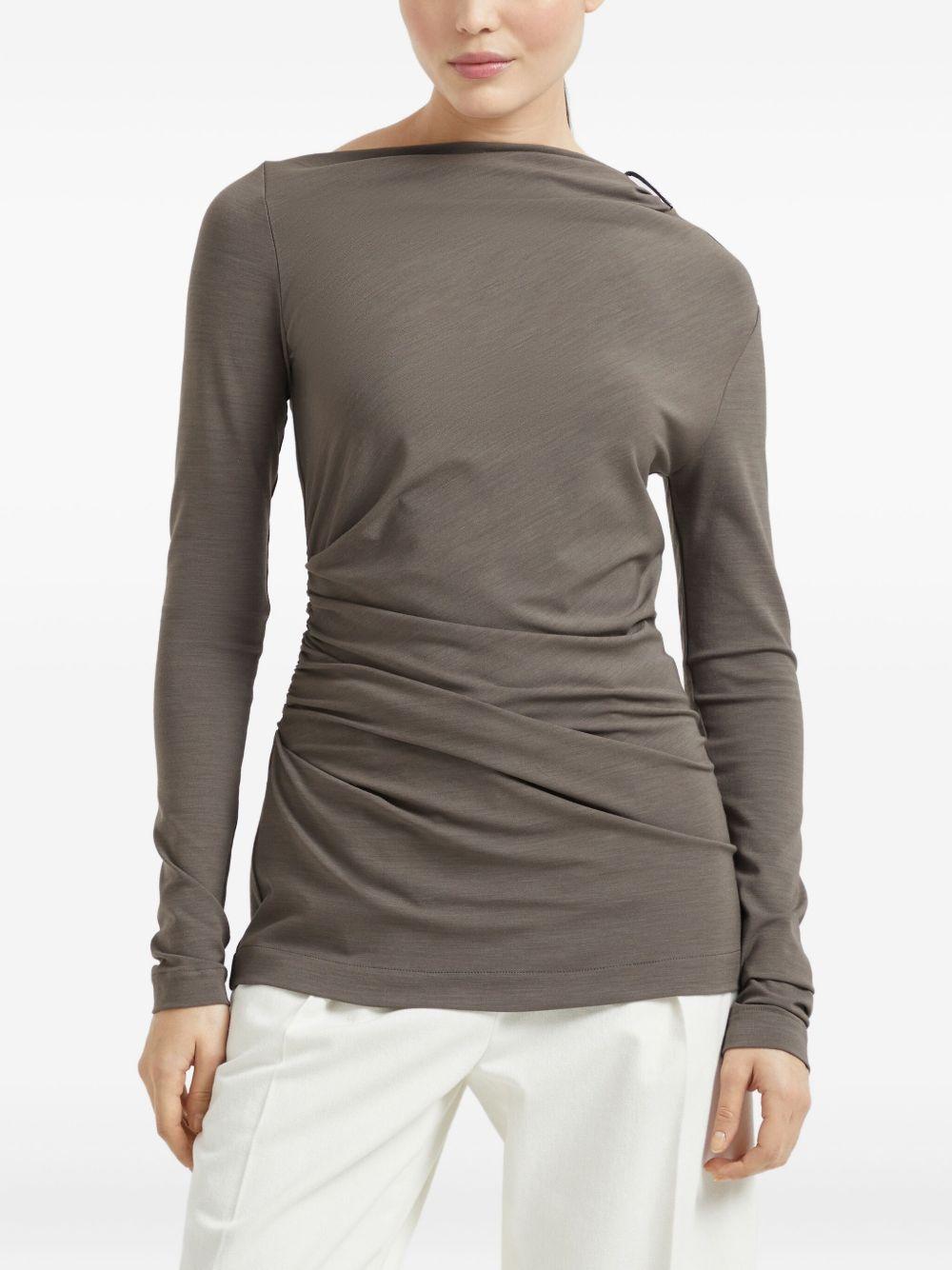 ruched-detail top Product Image